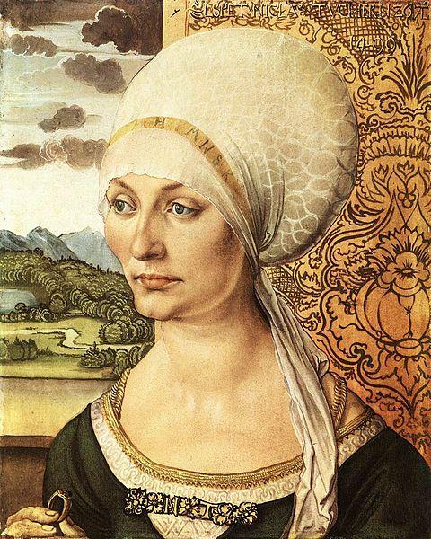 Albrecht Durer Portrait of Elsbeth Tucher Sweden oil painting art